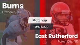 Matchup: Burns  vs. East Rutherford  2017