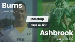 Matchup: Burns  vs. Ashbrook  2017