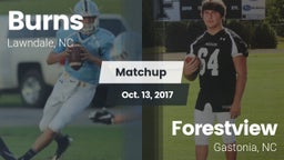 Matchup: Burns  vs. Forestview  2017