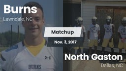 Matchup: Burns  vs. North Gaston  2017