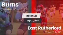 Matchup: Burns  vs. East Rutherford  2018