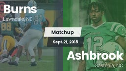 Matchup: Burns  vs. Ashbrook  2018