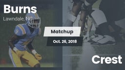 Matchup: Burns  vs. Crest 2018