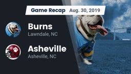 Recap: Burns  vs. Asheville  2019