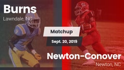 Matchup: Burns  vs. Newton-Conover  2019