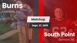 Matchup: Burns  vs. South Point  2019