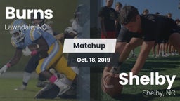 Matchup: Burns  vs. Shelby  2019