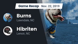 Recap: Burns  vs. Hibriten  2019