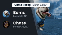 Recap: Burns  vs. Chase  2021