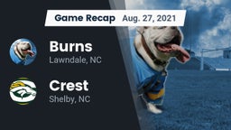Recap: Burns  vs. Crest  2021