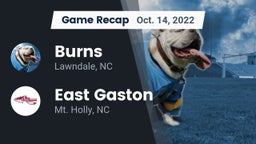 Recap: Burns  vs. East Gaston  2022