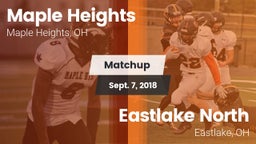 Matchup: Maple Heights High vs. Eastlake North  2018