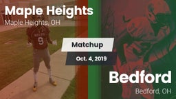 Matchup: Maple Heights High vs. Bedford  2019