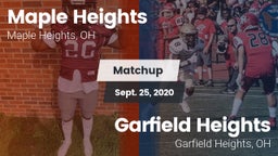 Matchup: Maple Heights High vs. Garfield Heights  2020