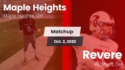 Matchup: Maple Heights High vs. Revere  2020