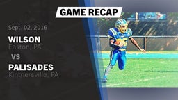 Recap: Wilson  vs. Palisades  2016