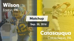 Matchup: Wilson  vs. Catasauqua  2016