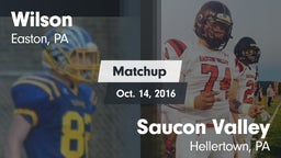 Matchup: Wilson  vs. Saucon Valley  2016