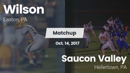 Matchup: Wilson  vs. Saucon Valley  2017