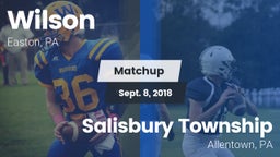 Matchup: Wilson  vs. Salisbury Township  2018