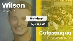 Matchup: Wilson  vs. Catasauqua  2018