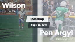 Matchup: Wilson  vs. Pen Argyl  2018