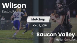 Matchup: Wilson  vs. Saucon Valley  2018
