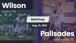 Matchup: Wilson  vs. Palisades  2019