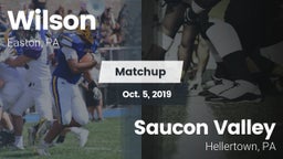 Matchup: Wilson  vs. Saucon Valley  2019