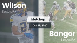 Matchup: Wilson  vs. Bangor  2020