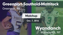 Matchup: Greenport-Southold-M vs. Wyandanch  2016