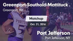 Matchup: Greenport-Southold-M vs. Port Jefferson  2016