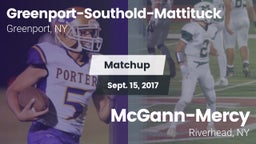 Matchup: Greenport-Southold-M vs. McGann-Mercy  2017
