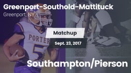 Matchup: Greenport-Southold-M vs. Southampton/Pierson 2017