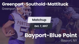 Matchup: Greenport-Southold-M vs. Bayport-Blue Point  2017