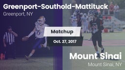 Matchup: Greenport-Southold-M vs. Mount Sinai  2017