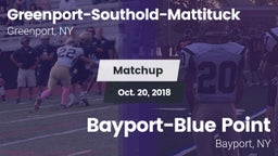 Matchup: Greenport-Southold-M vs. Bayport-Blue Point  2018