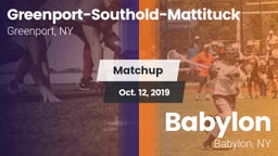 Matchup: Greenport-Southold-M vs. Babylon  2019