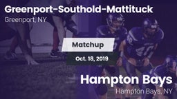 Matchup: Greenport-Southold-M vs. Hampton Bays  2019