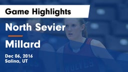 North Sevier  vs Millard Game Highlights - Dec 06, 2016