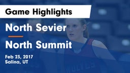 North Sevier  vs North Summit  Game Highlights - Feb 23, 2017