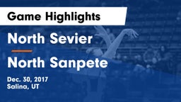 North Sevier  vs North Sanpete  Game Highlights - Dec. 30, 2017