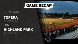 Recap: Topeka  vs. Highland Park  2016