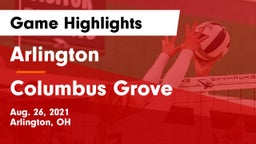 Arlington  vs Columbus Grove  Game Highlights - Aug. 26, 2021