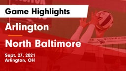 Arlington  vs North Baltimore  Game Highlights - Sept. 27, 2021