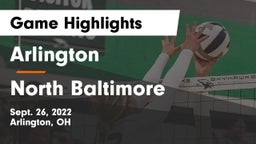 Arlington  vs North Baltimore  Game Highlights - Sept. 26, 2022