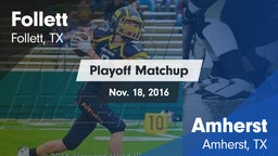 Matchup: Follett  vs. Amherst  2016