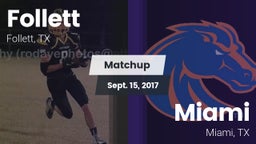 Matchup: Follett  vs. Miami  2017