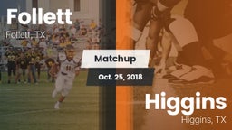Matchup: Follett  vs. Higgins  2018