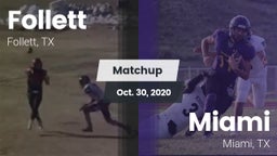 Matchup: Follett  vs. Miami  2020